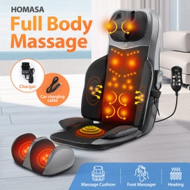 Listing 3 of 14 for Electric Massage Chair Cushion Seat Foot Massager