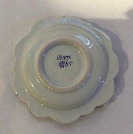 Listing 4 of 4 for Delft Ashtray with Sculptured Clogs - gorgeous