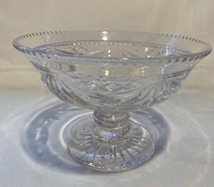 Listing 3 of 8 for SALE! Stuart Pedestal Crystal Bowl - Gorgeous