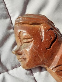 Listing 8 of 13 for Carved Wooden Asian Couple