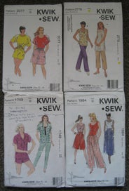 Listing 1 of 9 for UNUSED Easy Sewing Pattern WOMENS Trendy TOPS PANTS XS-XL