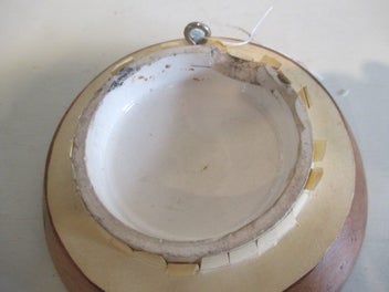 Listing 3 of 3 for POT LID .RARE. "ALAS POOR BRUIN". FRAMED.EXCELLENT FRONT