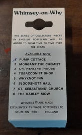 Listing 4 of 4 for WADE WHIMSEY PUMP COTTAGE WHIMSEY-ON-WHY SERIES . MINT UNSOLD ON CARD. LOT 1