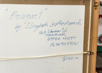 Listing 3 of 4 for Framed Elizabeth Leatherbarrow Watercolour Original 'Bouquet'