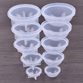 Listing 2 of 5 for Resin Moulds Sphere Moulds,5pcs Ball Orb Silicone Mold, Diy Round Sphere Silicon