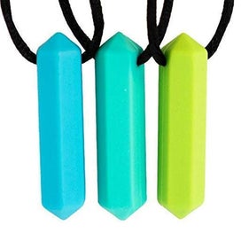 Listing 2 of 5 for 3 Pcs Chew Chew Crayon Sensory Necklace - Best For Kids Or Adults That Like