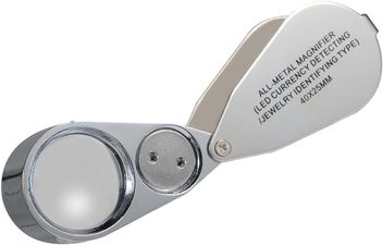 Listing 2 of 5 for 40x Magnification Jeweler's Metal Folding Magnifier