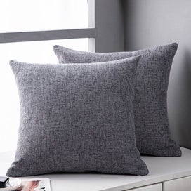 Listing 2 of 8 for Linen Throw Pillow Cover - 4 Packs