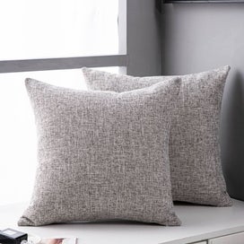 Listing 4 of 8 for Linen Throw Pillow Cover - 4 Packs