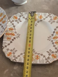 Listing 9 of 14 for 3 Pcs Cup & saucers Plant Tuscan 1930s FINE ENGLISH BONE CHINA, Made in England