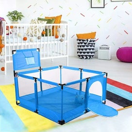 Listing 2 of 7 for Baby Playpen 8 Panels Play Pen Yard Fence (Blue)