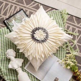 Listing 2 of 7 for Daisy Flower Throw Pillow Cover - 2 Packs