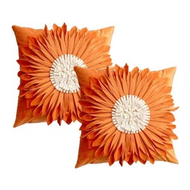 Listing 3 of 7 for Daisy Flower Throw Pillow Cover - 2 Packs