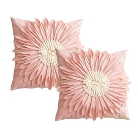 Listing 6 of 7 for Daisy Flower Throw Pillow Cover - 2 Packs