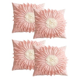Listing 7 of 8 for Daisy Flower Throw Pillow Cover - 4 Packs