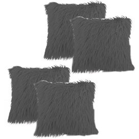 Listing 7 of 8 for Fuzzy Throw Bed Pillow Covers - 4 Packs