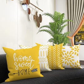 Listing 4 of 7 for Throw Pillow Cover - 4 Packs