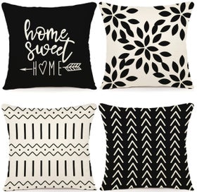 Listing 7 of 7 for Throw Pillow Cover - 4 Packs