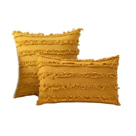 Listing 1 of 8 for Jacquard Pattern Throw Pillow Cover - 2 Packs