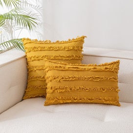 Listing 2 of 8 for Jacquard Pattern Throw Pillow Cover - 2 Packs