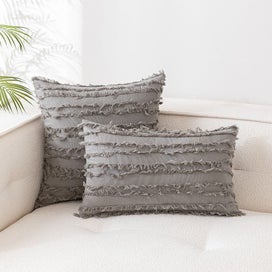 Listing 4 of 8 for Jacquard Pattern Throw Pillow Cover - 2 Packs