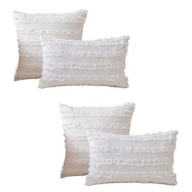 Listing 5 of 8 for Jacquard Pattern Throw Pillow Cover - 4 Packs