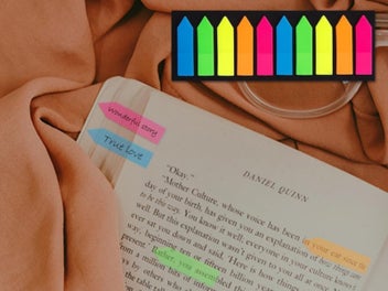 Listing 2 of 10 for 800Pcs Colored Sticky Notes Fluorescence Page Marker Sticky Tabs Flat Arrow Flag