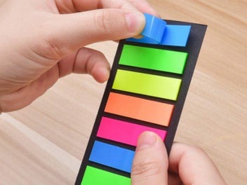 Listing 5 of 10 for 800Pcs Colored Sticky Notes Fluorescence Page Marker Sticky Tabs Flat Arrow Flag