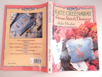 Listing 6 of 19 for **KATE GREENAWAY CROSS STITCH DESIGNS - JULIE HASLER - OVER 30 SUPERB GIFT