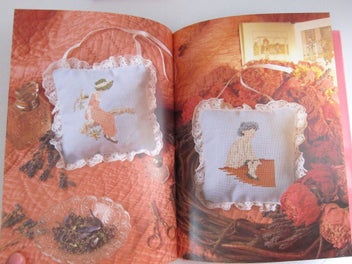 Listing 9 of 19 for **KATE GREENAWAY CROSS STITCH DESIGNS - JULIE HASLER - OVER 30 SUPERB GIFT