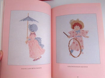 Listing 16 of 19 for **KATE GREENAWAY CROSS STITCH DESIGNS - JULIE HASLER - OVER 30 SUPERB GIFT