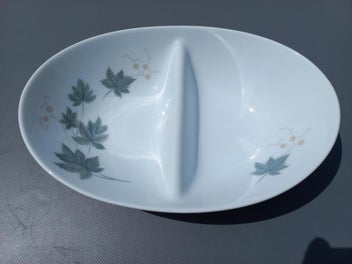 Listing 1 of 7 for NORITAKE - Wild Ivy Porcelain (102) - Divided Serving Dish - Vintage