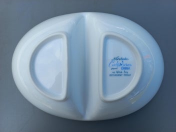 Listing 3 of 7 for NORITAKE - Wild Ivy Porcelain (102) - Divided Serving Dish - Vintage