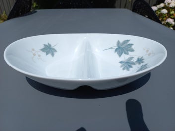 Listing 6 of 7 for NORITAKE - Wild Ivy Porcelain (102) - Divided Serving Dish - Vintage