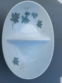 Listing 7 of 7 for NORITAKE - Wild Ivy Porcelain (102) - Divided Serving Dish - Vintage