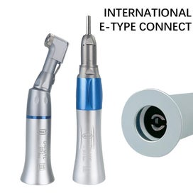 Listing 6 of 7 for Dental Low Speed Handpiece Kits 203C 2/4 Hole Air Motor Contra Angle Straight...