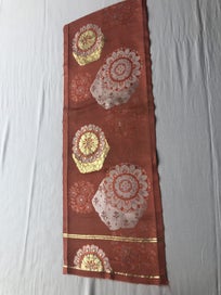 Listing 3 of 17 for Vintage Japanese Woven Silk Fabric Piece