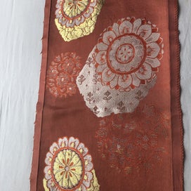 Listing 14 of 17 for Vintage Japanese Woven Silk Fabric Piece