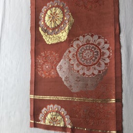 Listing 15 of 17 for Vintage Japanese Woven Silk Fabric Piece