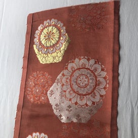 Listing 10 of 17 for Vintage Japanese Woven Silk Fabric Piece