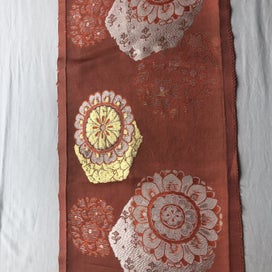 Listing 9 of 17 for Vintage Japanese Woven Silk Fabric Piece