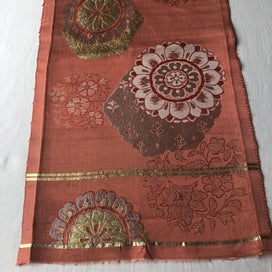 Listing 6 of 17 for Vintage Japanese Woven Silk Fabric Piece