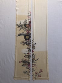 Listing 2 of 17 for Vintage Kimono Silk Panels X2 Fabric Pieces