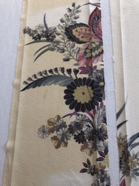 Listing 5 of 17 for Vintage Kimono Silk Panels X2 Fabric Pieces