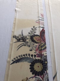 Listing 6 of 17 for Vintage Kimono Silk Panels X2 Fabric Pieces