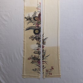 Listing 8 of 17 for Vintage Kimono Silk Panels X2 Fabric Pieces
