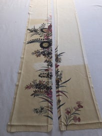 Listing 9 of 17 for Vintage Kimono Silk Panels X2 Fabric Pieces