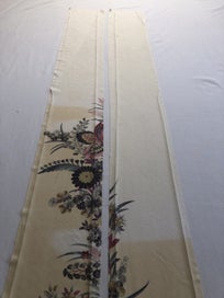 Listing 14 of 17 for Vintage Kimono Silk Panels X2 Fabric Pieces