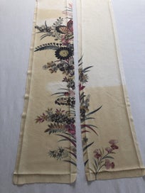 Listing 15 of 17 for Vintage Kimono Silk Panels X2 Fabric Pieces