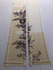 Listing 17 of 17 for Vintage Kimono Silk Panels X2 Fabric Pieces